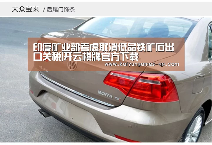 印度矿业部考虑取消低品铁矿石出口关税|开云棋牌官方下载(图2) 开云棋牌官网
